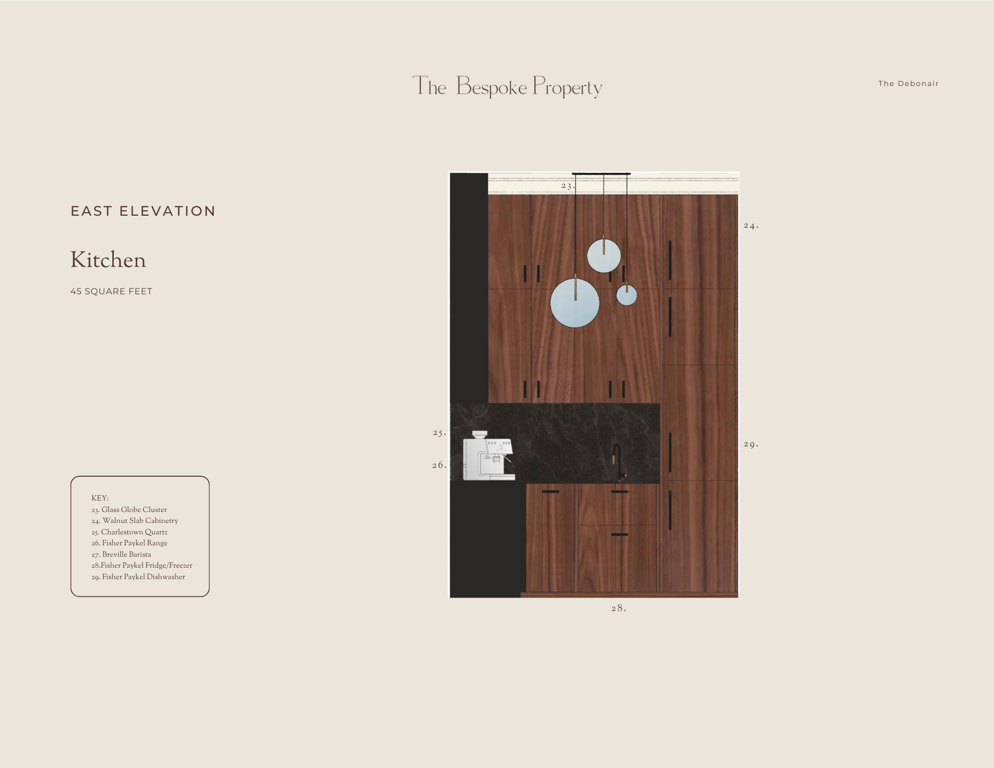 Kitchen: East Elevation