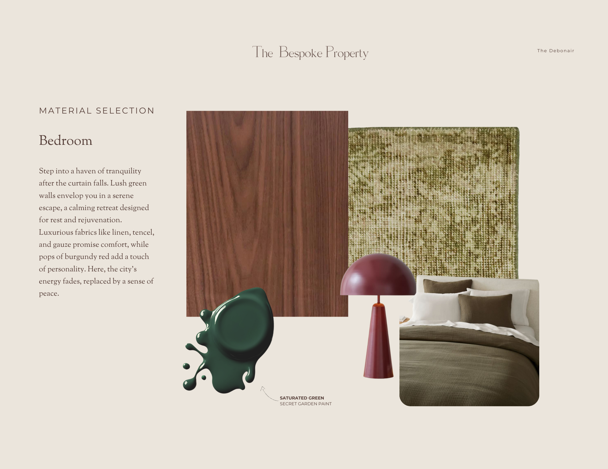 Bedroom: Material Selection