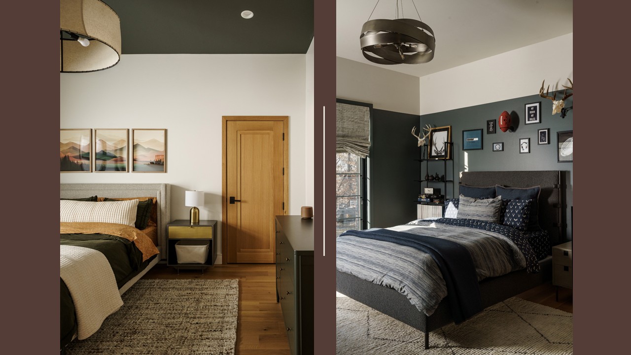 Images of the Bedrooms of two Children